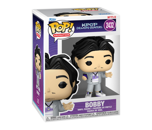 Funko POP POP Animation: KPOP Demon Hunters - Bobby - 1547065 - zdjęcie 3